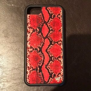 WILDFLOWER CASES RED SNAKESKIN iPHONE 6/7/8 CASE